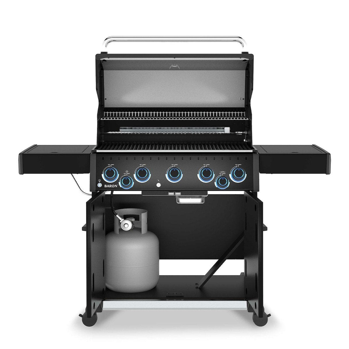 Saber Deluxe Black 3-Burner Gas Grill - TryIlluminate