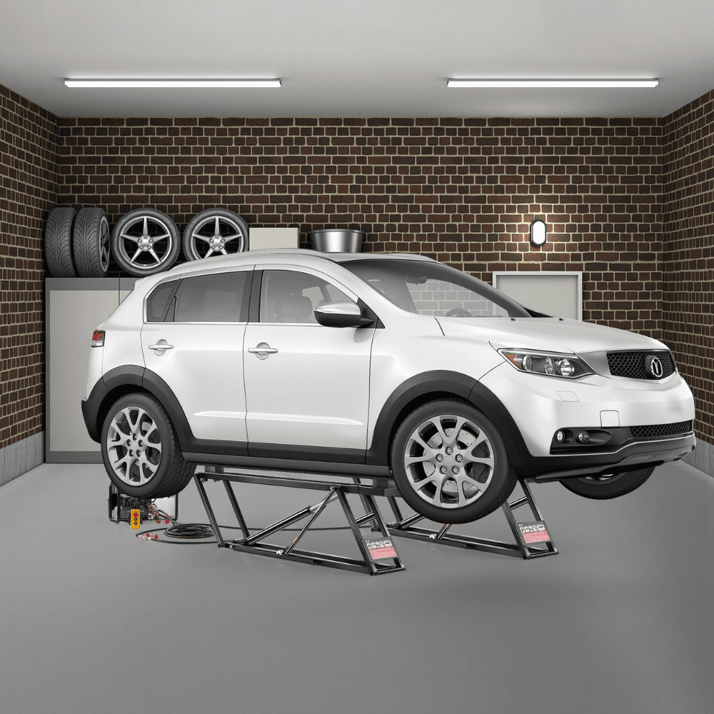 Garage Pro 5000 Lb Adjustable Car Lift with Remote Control Portable