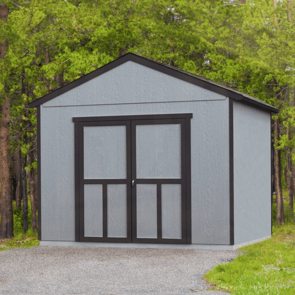 Handy Home Products Astoria 12' x 12' Wood Outdoor Storage Shed