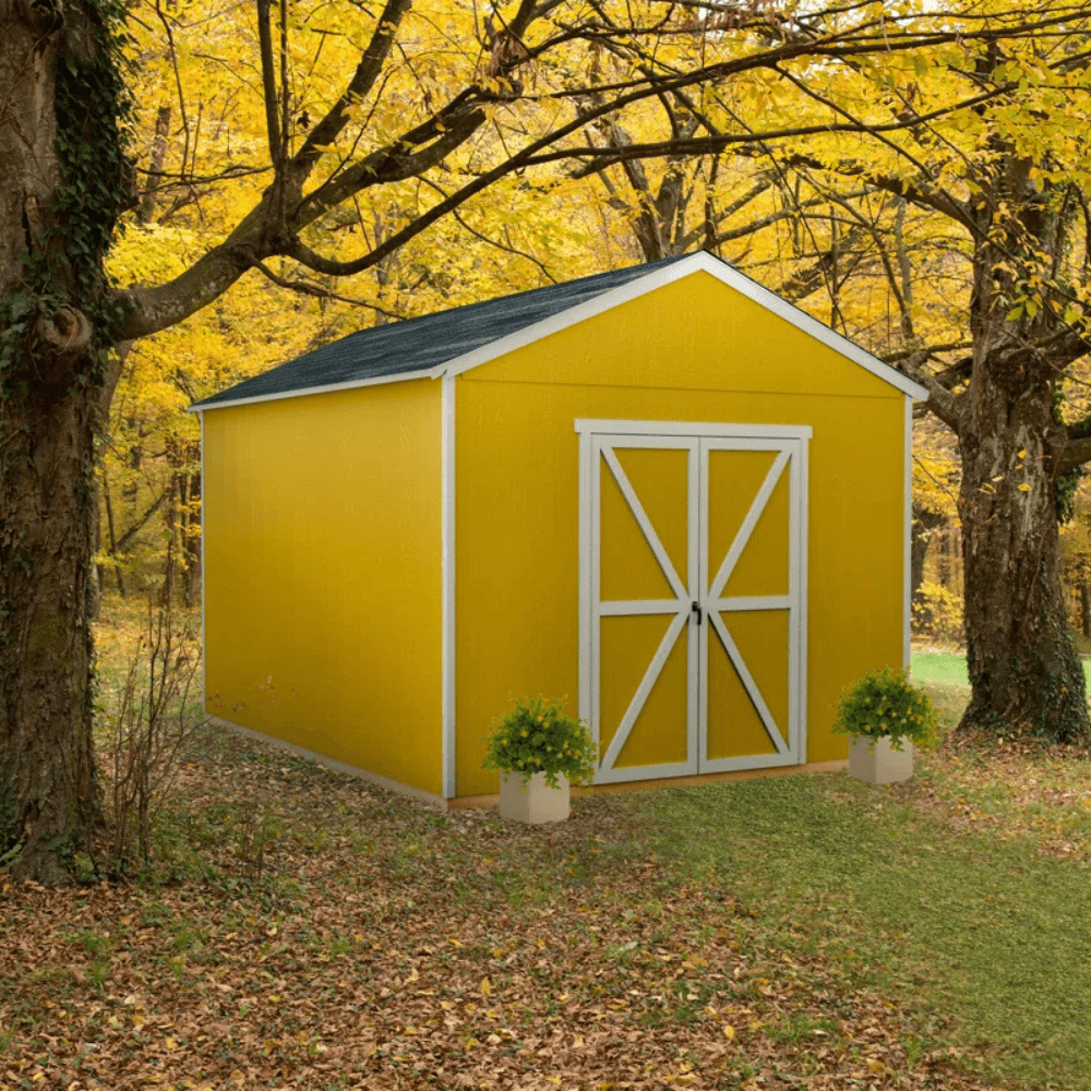 Handy Home Products Astoria 12' x 12' Wood Outdoor Storage Shed