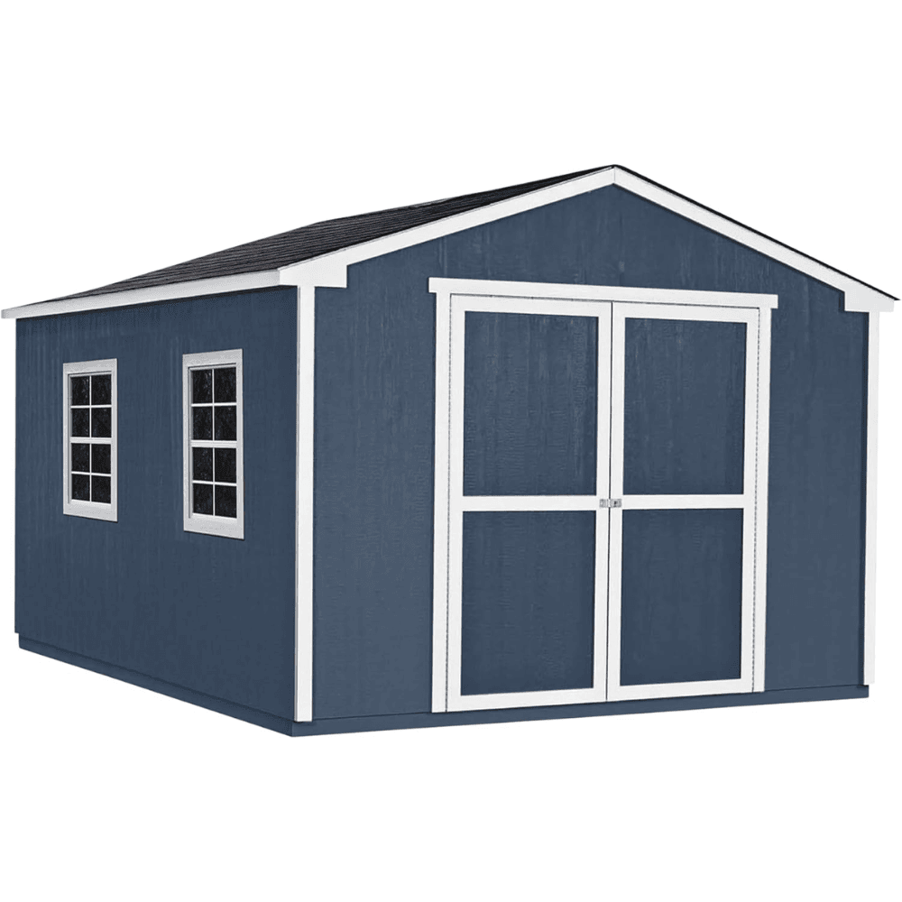 Handy Home Products Charleston 10' x 16' Gable Wood Outdoor Storage Shed