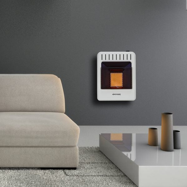 Avenger 10,000 BTU Dual Fuel Ventless Infrared Gas Space Heater FDT1IRA-R, Factory Reconditioned