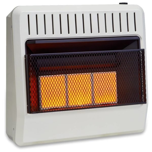 Avenger 30,000 BTU Dual Fuel Ventless Infrared Gas Space Heater FDT3IRA-R, Factory Reconditioned