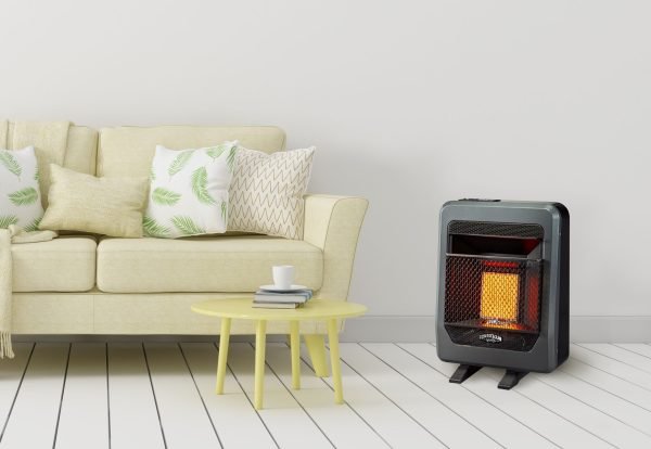 Bluegrass Living 10,000 BTU Natural Gas Ventless Infrared Space Heater with Base Feet B10TNIR-B