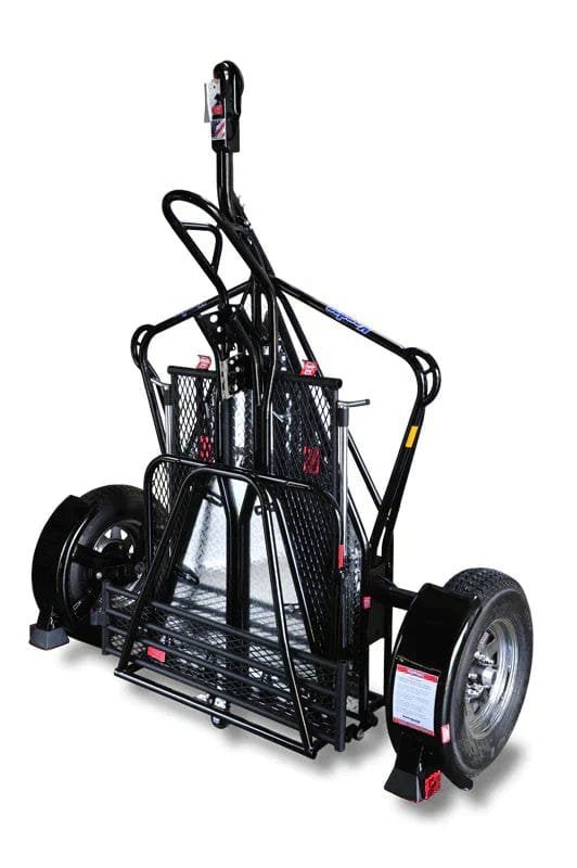 Single Ride-Up SRL Stand-Up™ Motorcycle Trailer - TryIlluminate