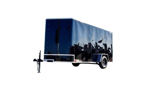 Small Black Enclosed Trailer - TryIlluminate
