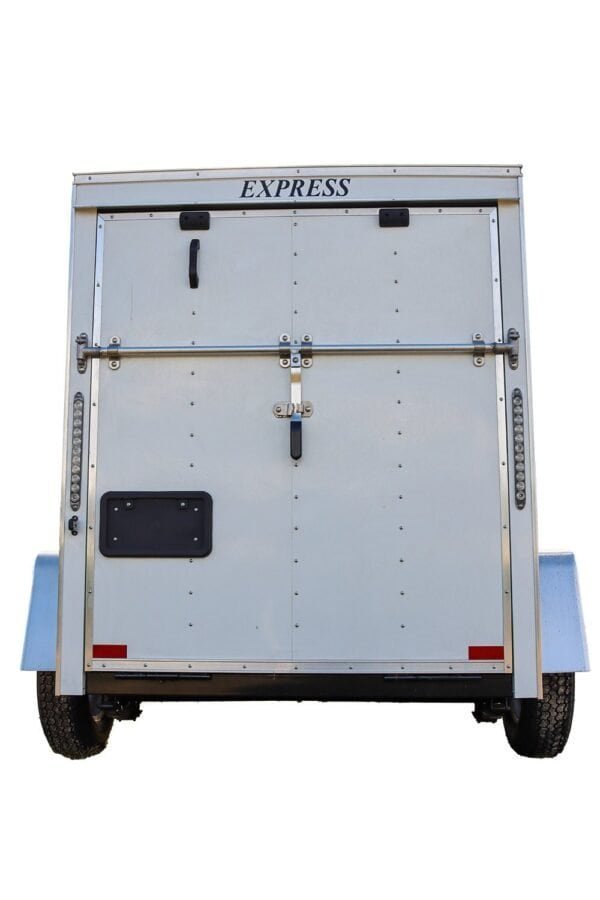 Small White Enclosed Trailer - TryIlluminate