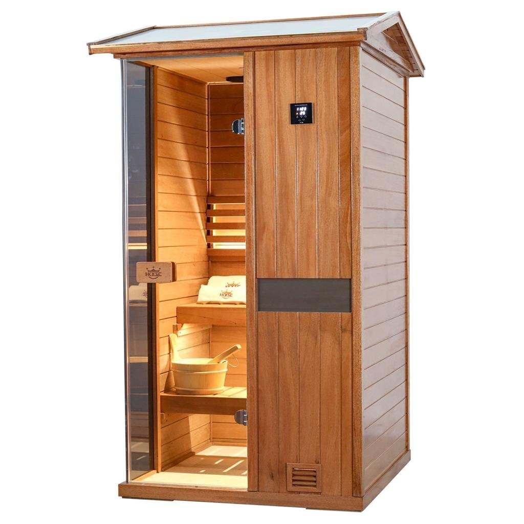 Solid Outdoor Steam Sauna – 2 Person | Model 702VS - TryIlluminate