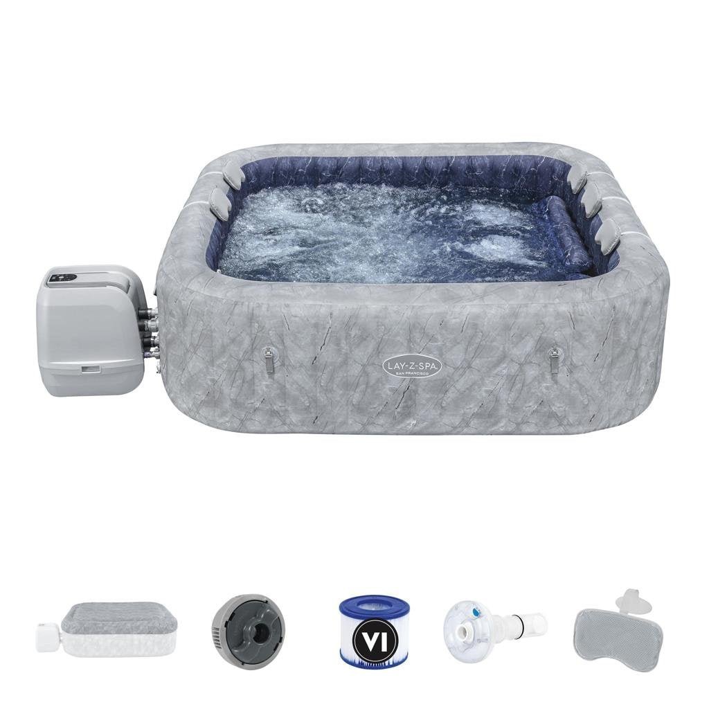 Spa gonflable Bestway Lay-Z-Spa San Francisco HydroJet Pro EnergySense - TryIlluminate