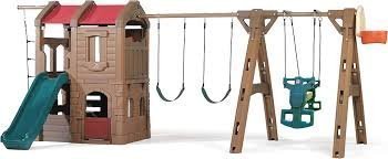 Step2 Naturally Playful Adventure Lodge Play Center with Glider - TryIlluminate