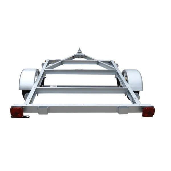STIRLING, 4ft. x 6ft. Galvalume Kit Trailer w/8in. Wheels, Load Capacity 800 lb, Deck Length 6 ft, Deck Width 4 ft, Model 48-072-KO8 - TryIlluminate