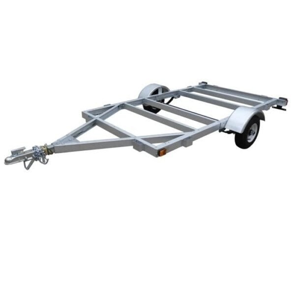STIRLING, 4ft. x 8ft. Galvalume Kit Trailer w/8in. Wheels, Load Capacity 1000 lb, Deck Length 8 ft, Deck Width 4 ft, Model 48-096-KO8 - TryIlluminate
