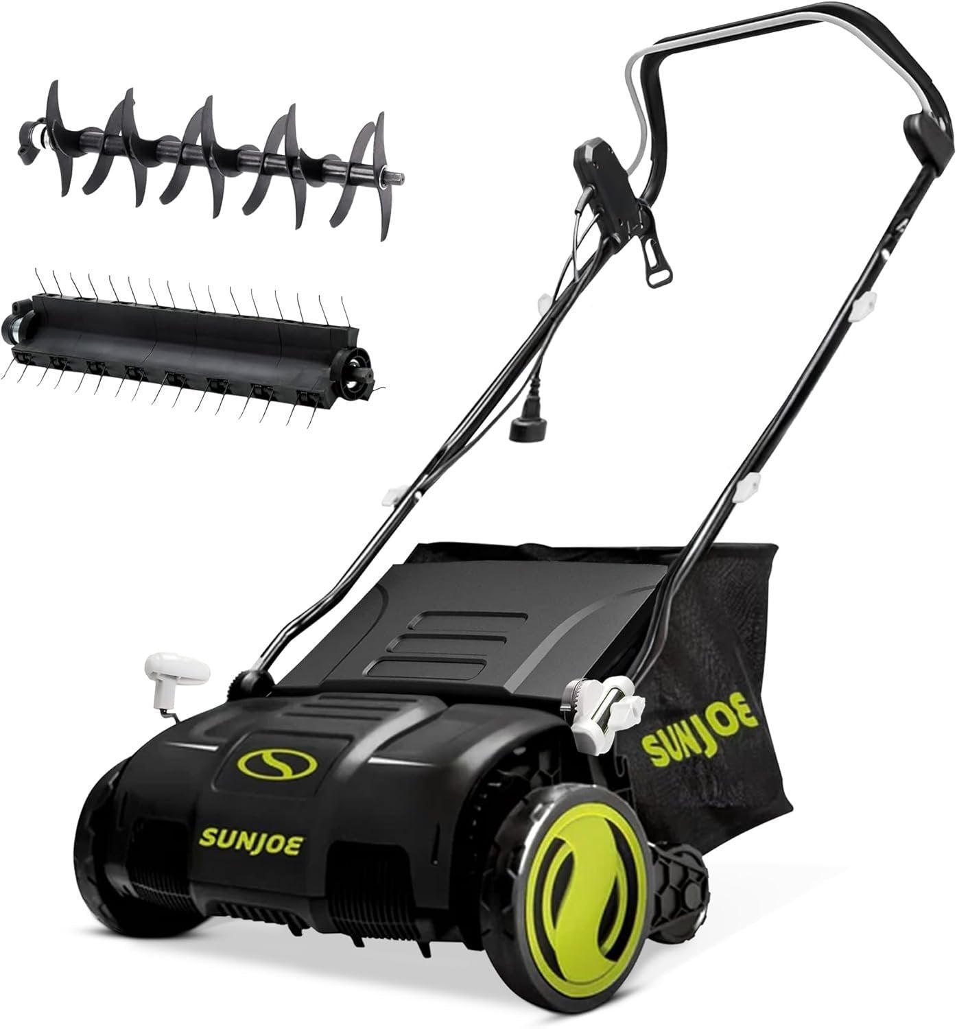 Sun Joe AJ805E 13A Electric Dethatcher & Scarifier, 15 in. - TryIlluminate