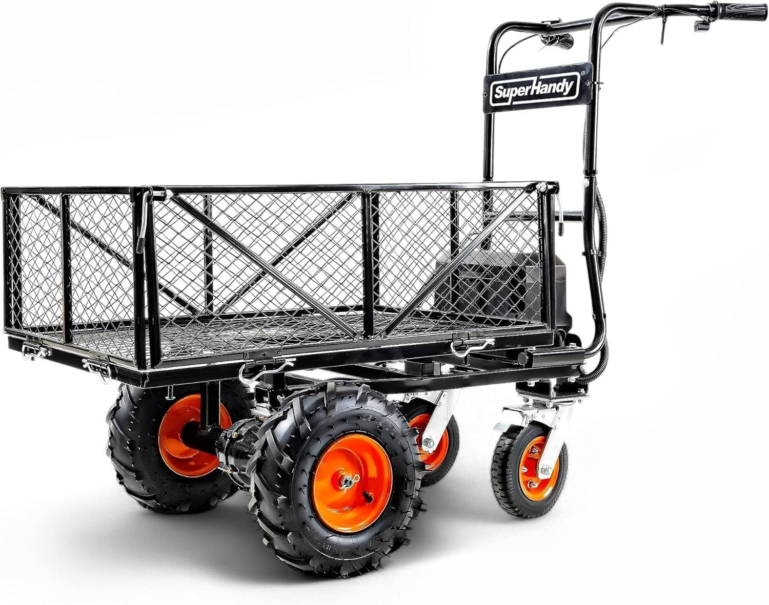 SuperHandy 48V Electric Power Wagon Utility Cart, 660 lb Load, 1000 lb Hauling Capacity - TryIlluminate