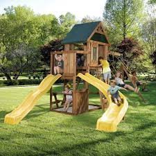 Swing-N-Slide Castlebrook Swing Set - TryIlluminate