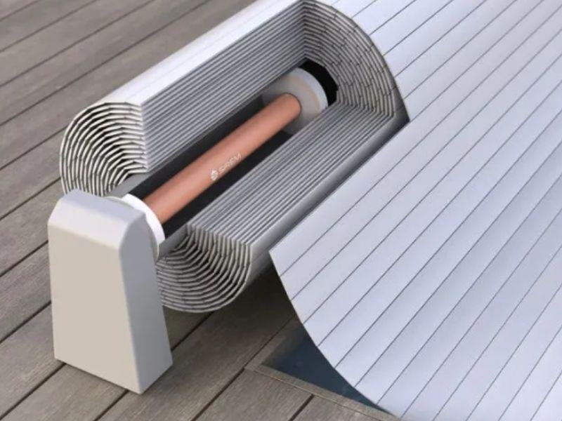 Tablier pour volet piscine Lames-roll sur mesure - TryIlluminate