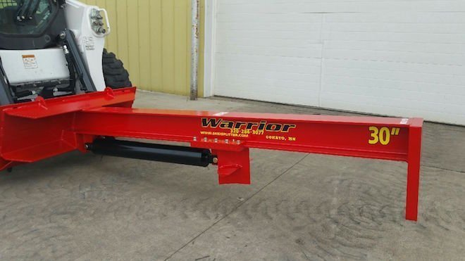 TM Warrior Log Splitter Skid Steer Attachment (30” Stroke)