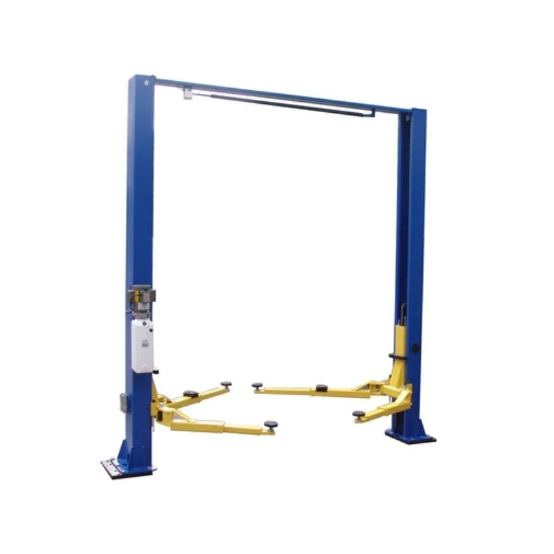 TP9KSCX, 9,000 lb 2 Post Car Lift Clears Floor – Symmetric - TryIlluminate