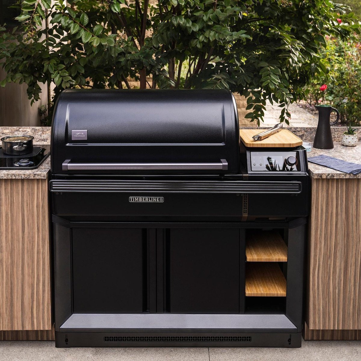 Traeger All-New Timberline XL Wi-Fi Controlled Wood Pellet Grill W/ WiFire & Built-In Trim Kit – TBB01RLG – TBB01RLG + BAC681 - TryIlluminate