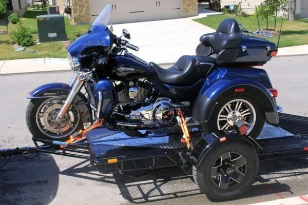 Trike/Spyder Ride-Up SRL Stand-Up Motorcycle Trailer - TryIlluminate