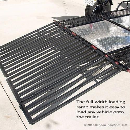 Trike/Spyder Ride-Up SRL Stand-Up Motorcycle Trailer - TryIlluminate