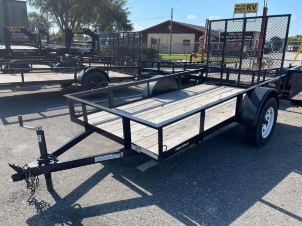 Triple Crown 5X10 Single Axle Utility Trailer | Black | U5X10G - TryIlluminate