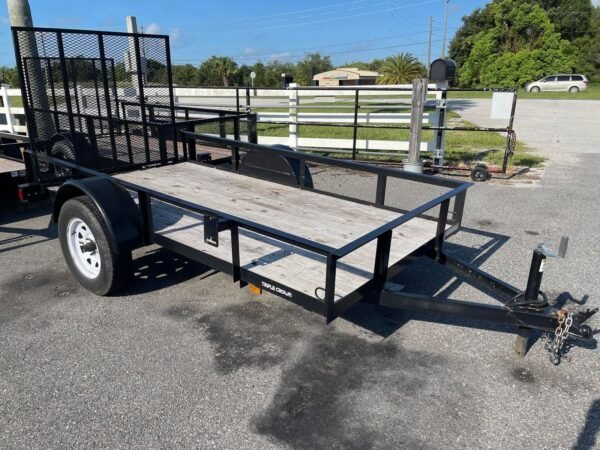 Triple Crown 5X10 Single Axle Utility Trailer | Black | U5X10G - TryIlluminate
