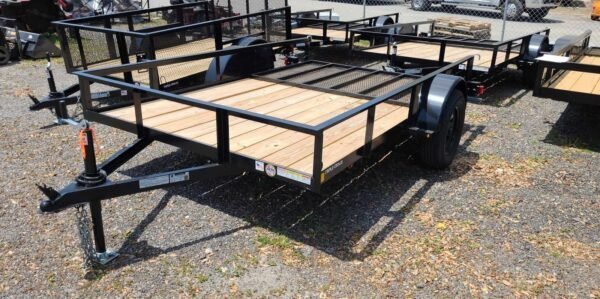 Triple Crown 6X10 Single Axle Utility Trailer | Black | U6X10G - TryIlluminate