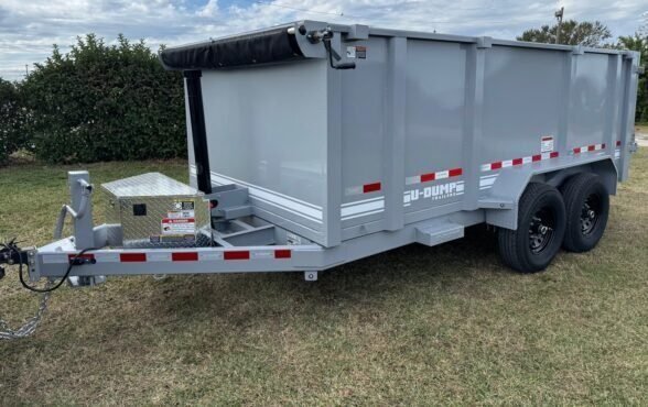 U-DUMP Low Profile Dump Trailer | 83″X14’X48″ | Telescopic | 831414T-48-LP - TryIlluminate