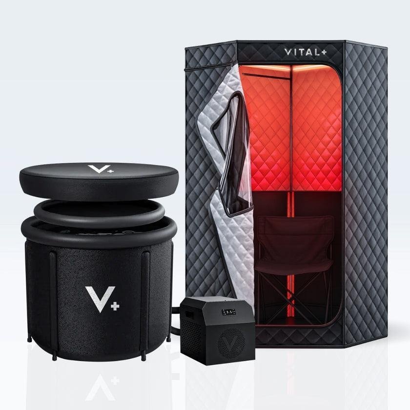 Vital+ Luxury Ice Bath and Infrared Sauna Combo - TryIlluminate