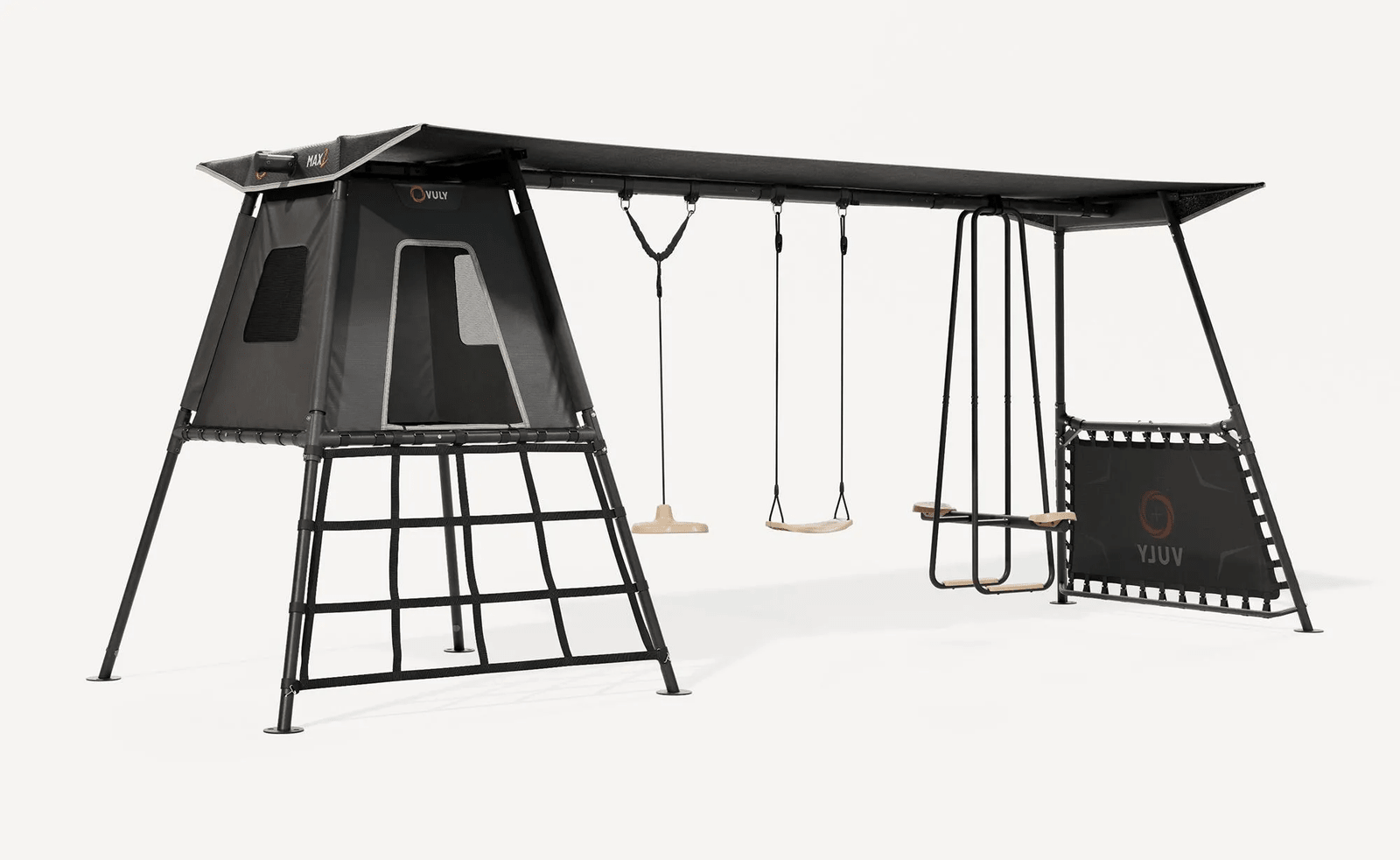 Vuly Max 2.1 C3 Swing Set With Cubby Outdoor Kids Playsets for Backyards Swing Swing and Swing - TryIlluminate
