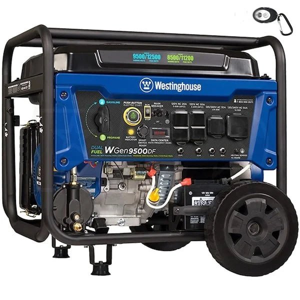 Westinghouse 12,500/9,500-Watt Tri-Fuel Portable EFI Generators. - TryIlluminate