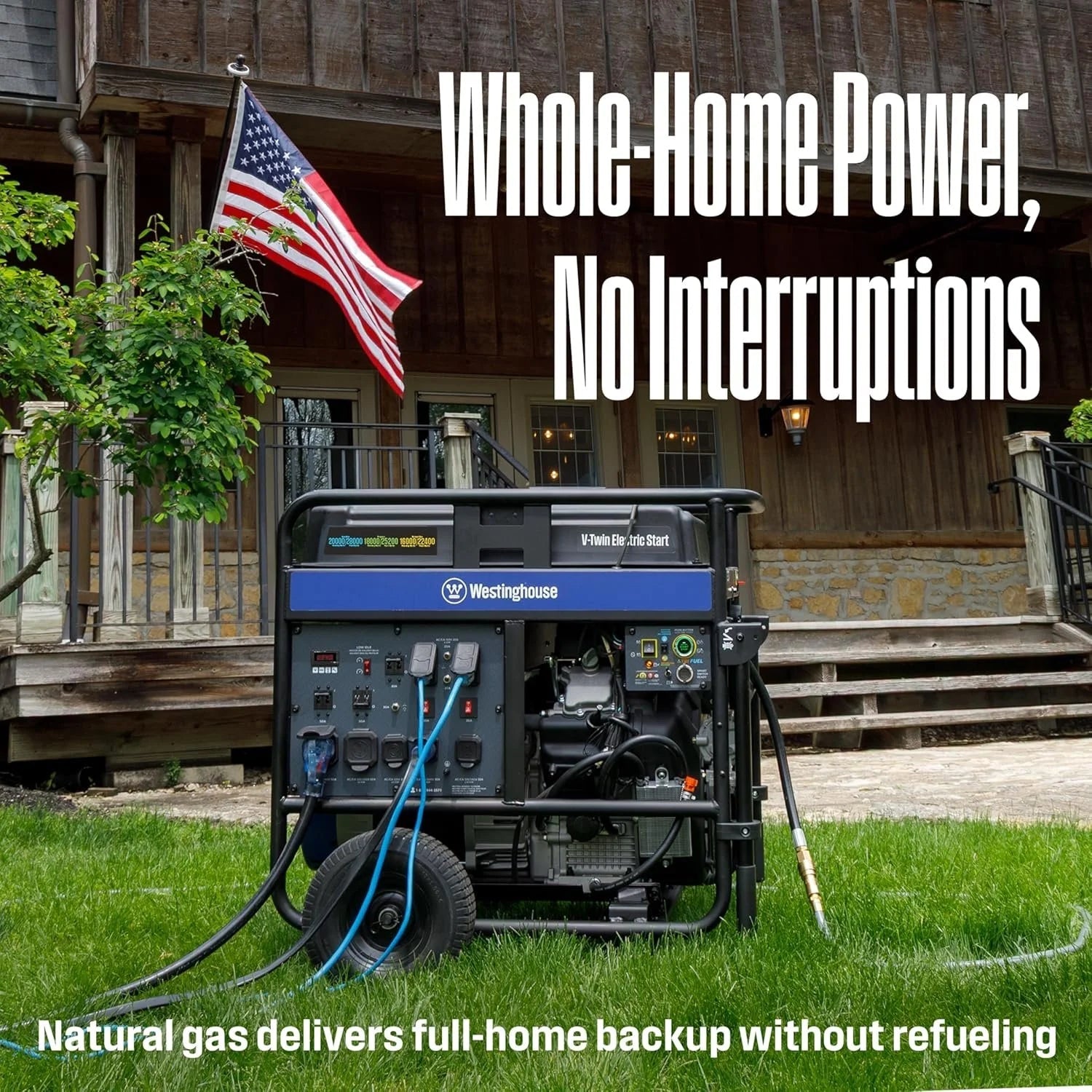 Westinghouse 28,000/20.000-Watt Tri-Fuel Portable Generators. - TryIlluminate