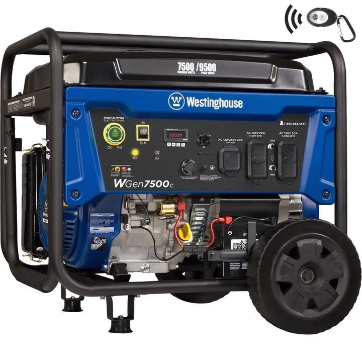 Westinghouse WGen7500c 9500 Peak Watt Portable Generators. - TryIlluminate