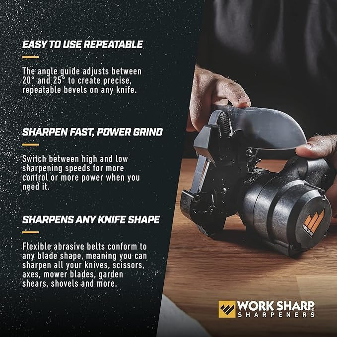 Work Sharp MK2 Professional Electric Knife and Tool Sharpener – Adjustable Tool and Knife Sharpening System - TryIlluminate