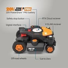 Worx Wr346 Landroid Vision Cloud 4WD Robotic Lawn Mower - TryIlluminate